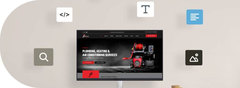 plumbing heating and hvac website
